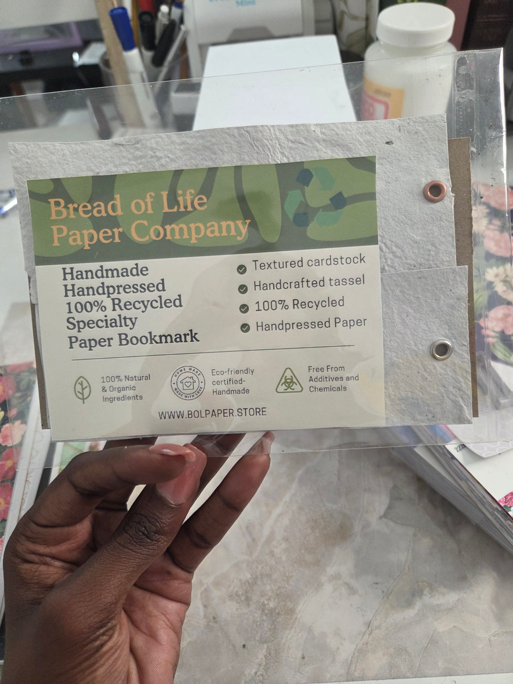 Handmade Specialty Paper Bookmark