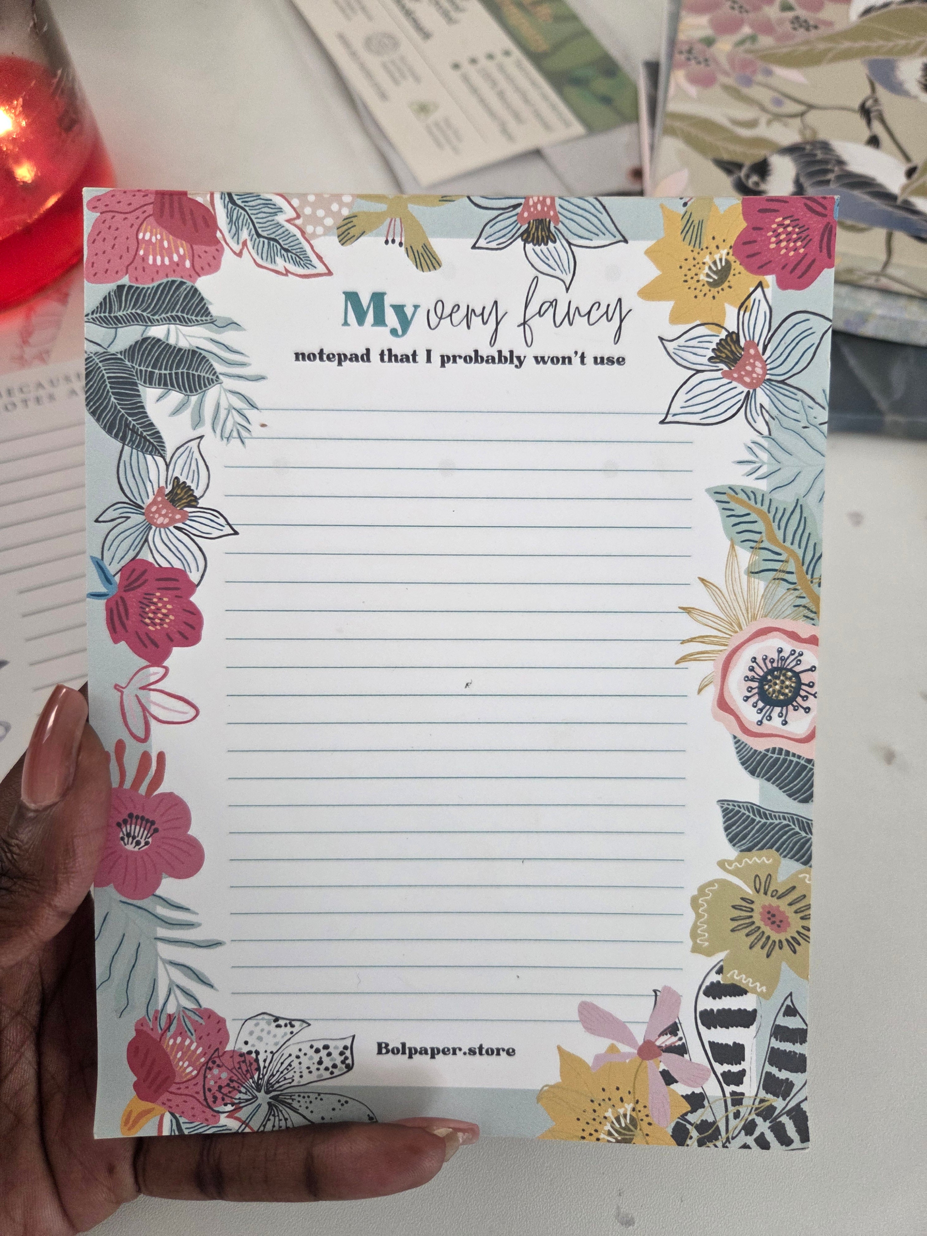 Premium Paper Notepad