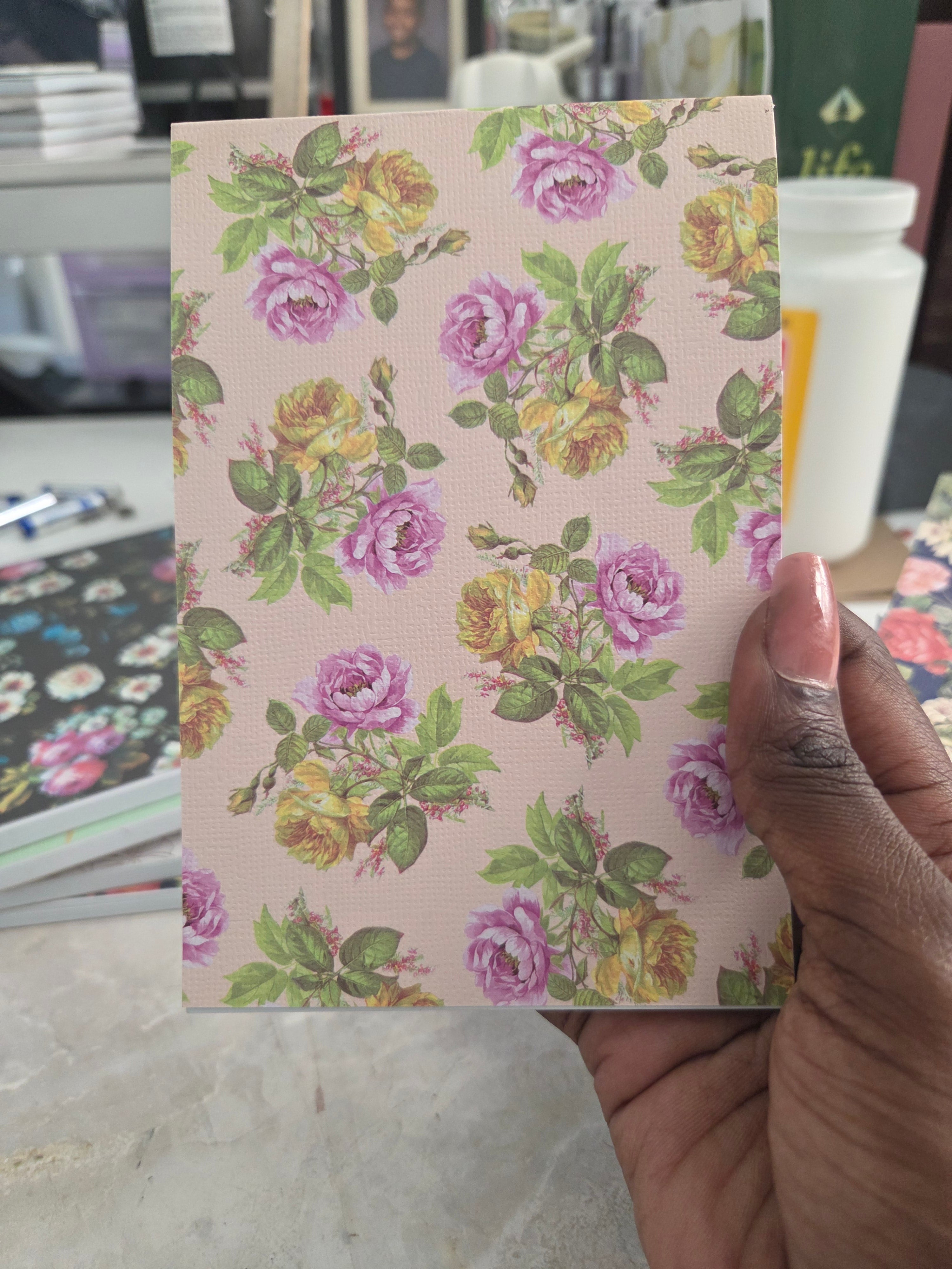 Pastel Flower Jotter Pad